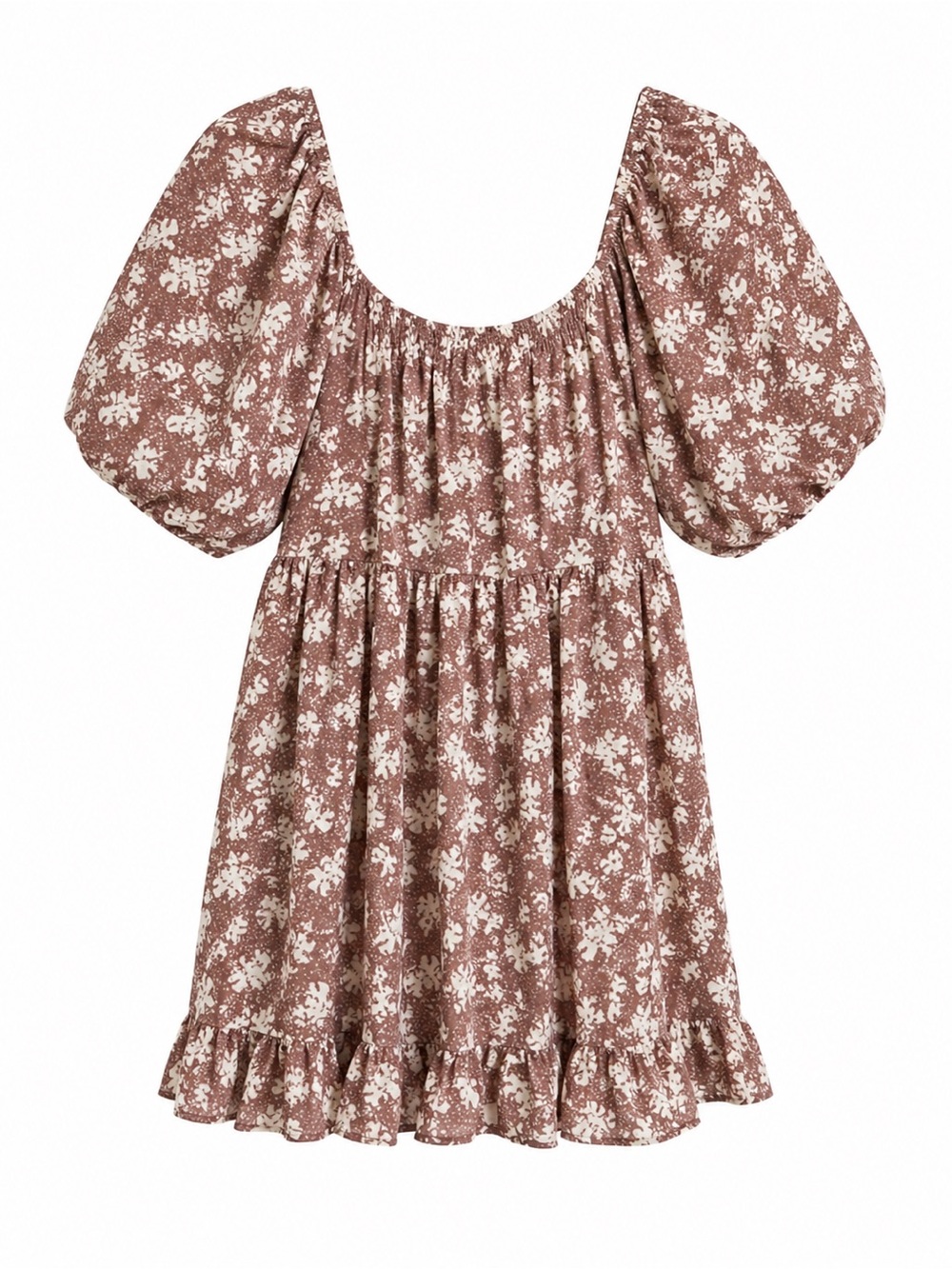 By Together Brown Floral Mini Dress
